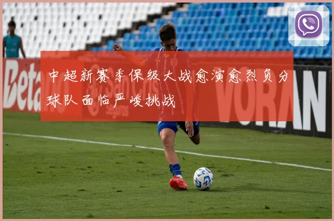 中超新赛季保级大战愈演愈烈负分球队面临严峻挑战